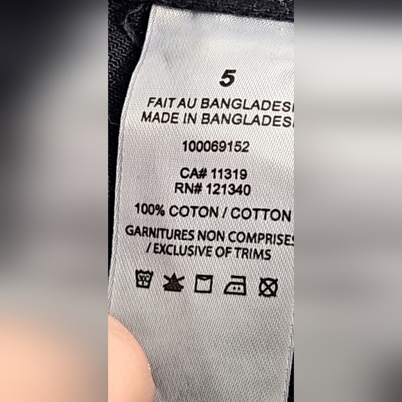 NWOT Garage Carpenter Pants Size 5 White Stitching | Wide Leg.| Goth Streetwear - Picture 12 of 16